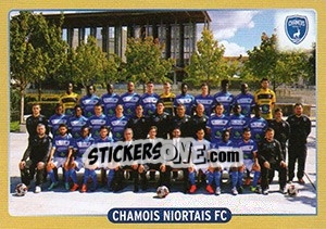 Sticker Equipe Chamois Niortais FC - FOOT 2015-2016 - Panini