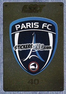 Cromo Ecusson Paris FC