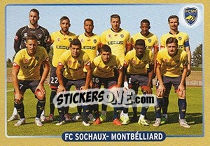 Sticker Equipe FC Sochaux-Montbélliard - FOOT 2015-2016 n. 516 - Panini