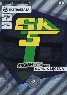 Sticker Club Badge - Ekstraklasa 2015-2016. Adrenalyn XL n. 4 - Panini