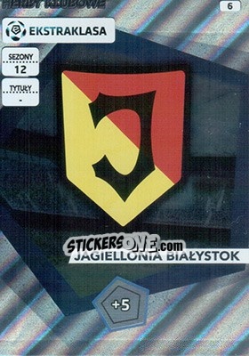 Sticker Club Badge - Ekstraklasa 2015-2016. Adrenalyn XL n. 6 - Panini