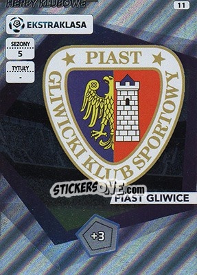 Sticker Club Badge - Ekstraklasa 2015-2016. Adrenalyn XL n. 11 - Panini