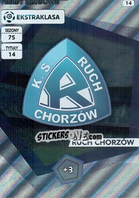 Sticker Club Badge - Ekstraklasa 2015-2016. Adrenalyn XL n. 14 - Panini