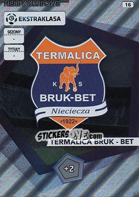 Figurina Club Badge - Ekstraklasa 2015-2016. Adrenalyn XL n. 16 - Panini