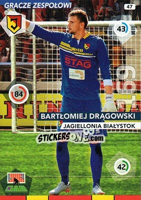 Cromo Bartłomiej Drągowski - Ekstraklasa 2015-2016. Adrenalyn XL - Panini