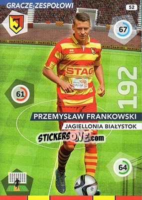 Cromo Przemysław Frankowski - Ekstraklasa 2015-2016. Adrenalyn XL - Panini