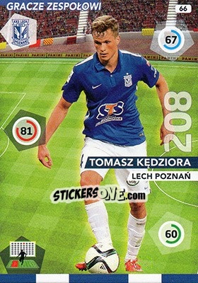 Sticker Tomasz Kędziora - Ekstraklasa 2015-2016. Adrenalyn XL - Panini