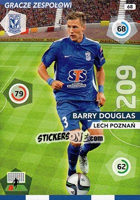 Sticker Barry Douglas - Ekstraklasa 2015-2016. Adrenalyn XL n. 68 - Panini