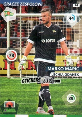 Sticker Marko Maric - Ekstraklasa 2015-2016. Adrenalyn XL n. 74 - Panini