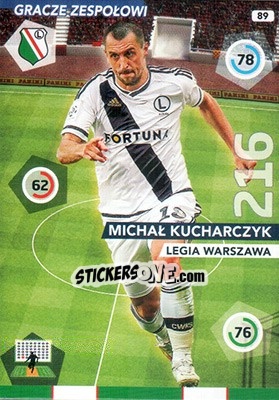 Sticker Michał Kucharczyk - Ekstraklasa 2015-2016. Adrenalyn XL n. 89 - Panini