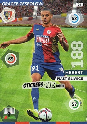 Sticker Hebert - Ekstraklasa 2015-2016. Adrenalyn XL n. 94 - Panini