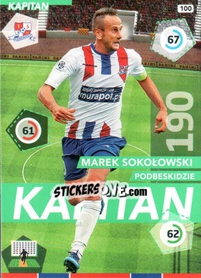 Figurina Marek Sokołowski - Ekstraklasa 2015-2016. Adrenalyn XL - Panini