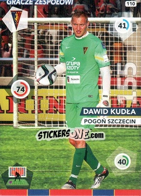 Sticker Dawid Kudła - Ekstraklasa 2015-2016. Adrenalyn XL n. 110 - Panini