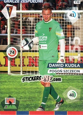 Cromo Dawid Kudła - Ekstraklasa 2015-2016. Adrenalyn XL - Panini