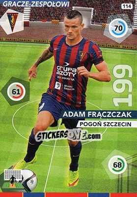 Sticker Adam Frączczak - Ekstraklasa 2015-2016. Adrenalyn XL - Panini