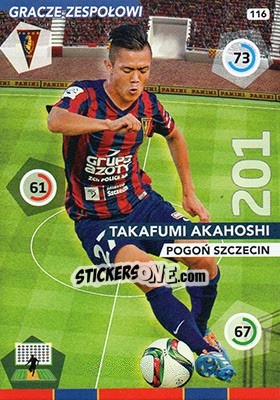 Sticker Takafumi Akahoshi - Ekstraklasa 2015-2016. Adrenalyn XL - Panini