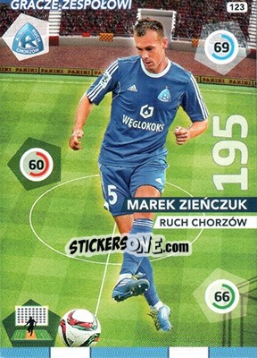 Cromo Marek Zieńczuk - Ekstraklasa 2015-2016. Adrenalyn XL - Panini