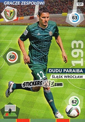 Sticker Dudu Paraíba - Ekstraklasa 2015-2016. Adrenalyn XL n. 131 - Panini