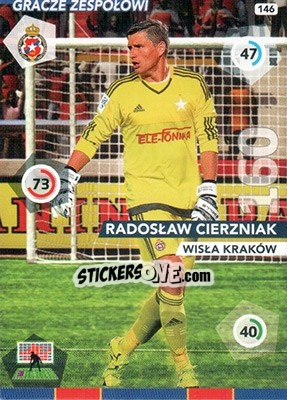 Sticker Radosław Cierzniak - Ekstraklasa 2015-2016. Adrenalyn XL - Panini