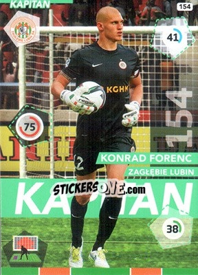 Sticker Konrad Forenc - Ekstraklasa 2015-2016. Adrenalyn XL - Panini