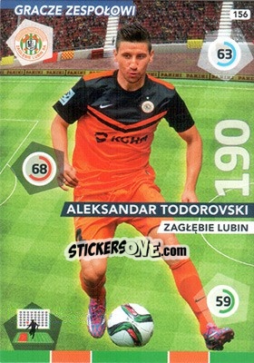 Cromo Aleksandar Todorovski - Ekstraklasa 2015-2016. Adrenalyn XL - Panini