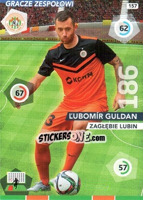 Cromo Ľubomír Guldan - Ekstraklasa 2015-2016. Adrenalyn XL - Panini