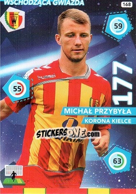 Sticker Michał Przybyła - Ekstraklasa 2015-2016. Adrenalyn XL n. 168 - Panini