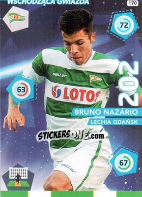 Sticker Bruno Nazário - Ekstraklasa 2015-2016. Adrenalyn XL n. 170 - Panini