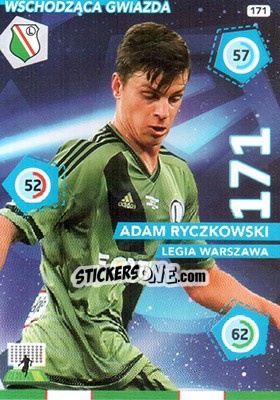 Sticker Adam Ryczkowski - Ekstraklasa 2015-2016. Adrenalyn XL n. 171 - Panini