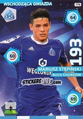 Sticker Mariusz Stępiński - Ekstraklasa 2015-2016. Adrenalyn XL n. 176 - Panini