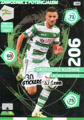 Cromo Grzegorz Kuświk - Ekstraklasa 2015-2016. Adrenalyn XL - Panini
