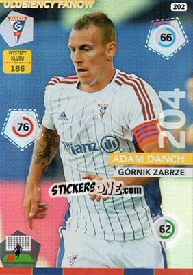 Cromo Adam Danch - Ekstraklasa 2015-2016. Adrenalyn XL - Panini