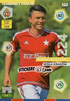 Sticker Rafał Boguski - Ekstraklasa 2015-2016. Adrenalyn XL n. 215 - Panini