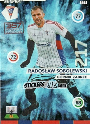 Figurina Radosław Sobolewski - Ekstraklasa 2015-2016. Adrenalyn XL - Panini