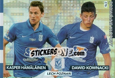 Sticker Dawid Kownacki / Kasper Hämäläinen - Ekstraklasa 2015-2016. Adrenalyn XL n. 276 - Panini