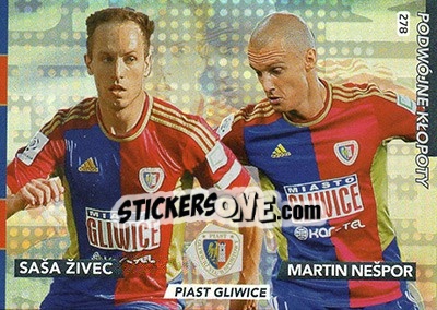 Sticker Martin Nešpor / Saša Živec - Ekstraklasa 2015-2016. Adrenalyn XL n. 278 - Panini