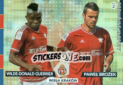 Sticker Paweł Brożek / Wilde-Donald Guerrier - Ekstraklasa 2015-2016. Adrenalyn XL n. 279 - Panini