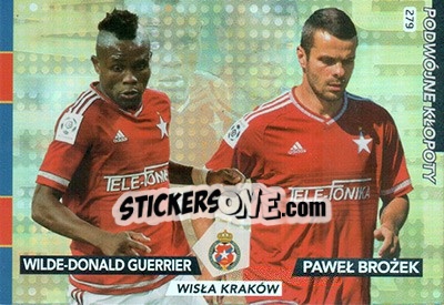 Sticker Paweł Brożek / Wilde-Donald Guerrier - Ekstraklasa 2015-2016. Adrenalyn XL - Panini