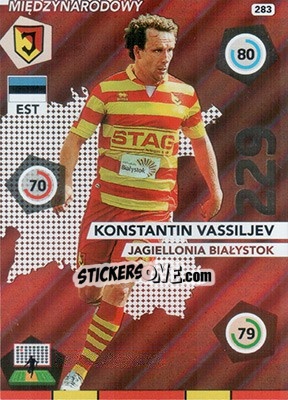 Sticker Konstantin Vassiljev - Ekstraklasa 2015-2016. Adrenalyn XL - Panini