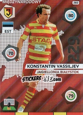 Sticker Konstantin Vassiljev - Ekstraklasa 2015-2016. Adrenalyn XL n. 283 - Panini