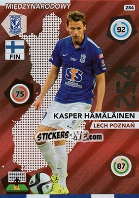 Sticker Kasper Hämäläinen - Ekstraklasa 2015-2016. Adrenalyn XL n. 284 - Panini