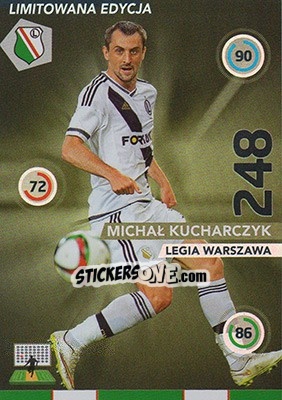 Figurina Michał Kucharczyk - Ekstraklasa 2015-2016. Adrenalyn XL - Panini