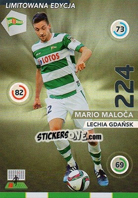 Figurina Mario Maloca - Ekstraklasa 2015-2016. Adrenalyn XL - Panini