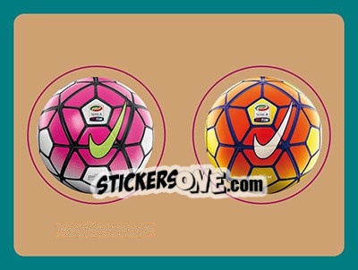 Sticker Pallone Estivo Serie A - Pallone Invernale Serie A - Calciatori 2015-2016 - Panini