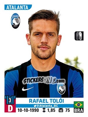 Cromo Rafael Tolói - Calciatori 2015-2016 - Panini
