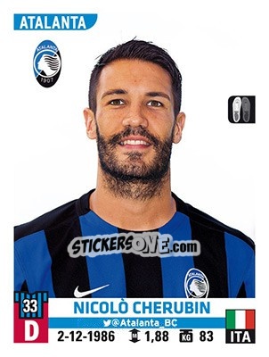 Figurina Nicolò Cherubin - Calciatori 2015-2016 - Panini