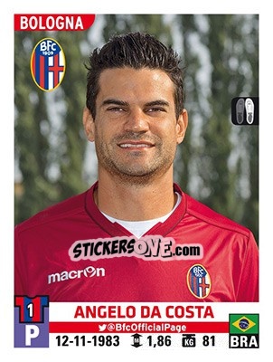 Figurina Angelo da Costa - Calciatori 2015-2016 - Panini