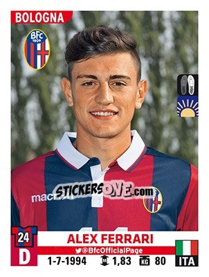 Sticker Alex Ferrari - Calciatori 2015-2016 - Panini