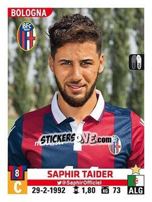 Sticker Saphir Taider - Calciatori 2015-2016 n. 54 - Panini
