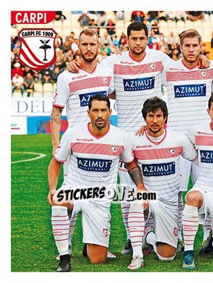 Sticker Squadra Carpi - Calciatori 2015-2016 n. 66 - Panini